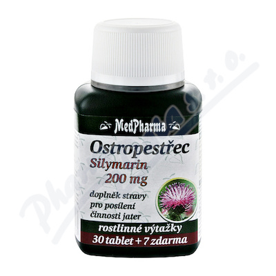 MedPharma Ostropestřec (Silymarin 200mg)—37 tablet