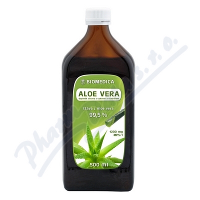 Aloe vera Biomedica přírodní šťáva 99.5%—500 ml