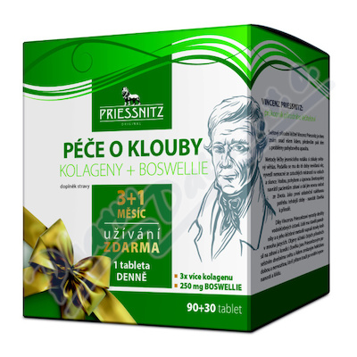 Priessnitz Kolag+Boswellie péče o klouby—90+30 tablet