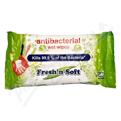 Ubrousky vlhčené Antibakteriální na ruce—15 ks