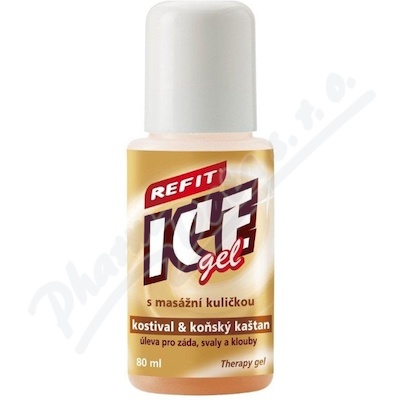 Refit Ice gel roll-on s kostivalem Hnědý—80 ml