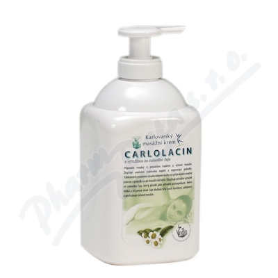 Carlolacin masážní krém se zeleným čajem—500 ml