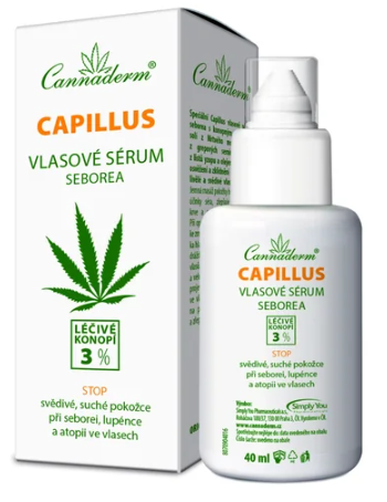 Cannaderm Capillus Vlasové sérum seborea—40 ml