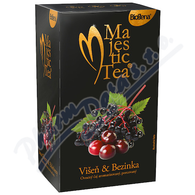 Čaj Biogena Majestic Tea Višeň & Bezinka—20x2,5g