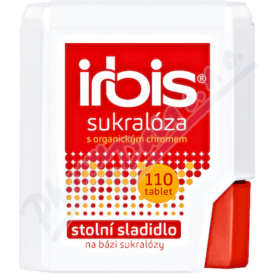 Irbis Sukralóza s chromem dávkovač volně—110 tablet