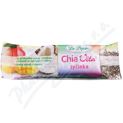 Dr.Popov Chia Vita - tyčinka mango+kokos—36 g