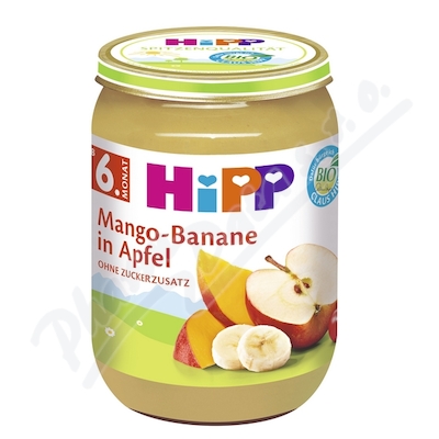 HiPP Ovoce Bio Jablka s mangem a banány —190 g