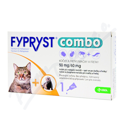 Fypryst combo spot-on pro kočky a fretky—0,5 ml