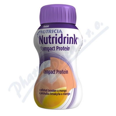 Nutridrink Compact Protein Broskev&Mango—4x125 ml