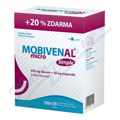 Mobivenal micro Simple tbl.100+20 zdarma