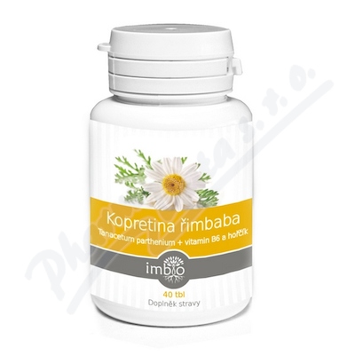 Kopretina řimbaba + vitamín B6 a hořčík—40 tablet