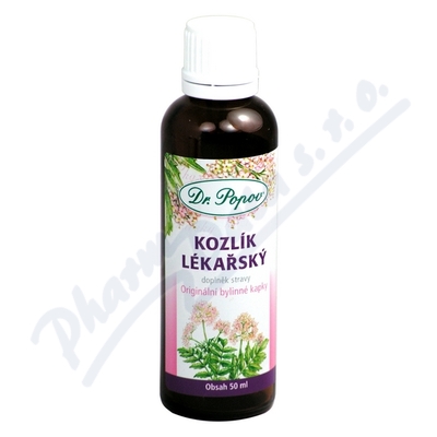 Dr.Popov Kozlík lékařský Bylinné kapky —50 ml