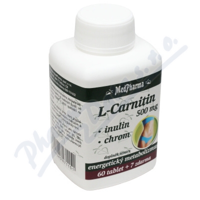 MedPharma L-Carnitin 500mg+Inulin+Chrom—67 tablet