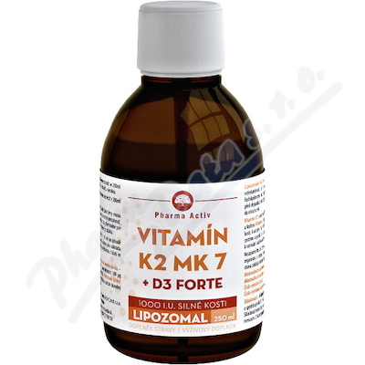 Lipozomal Vitamin K2 MK7+ D3 1000 I.U. —250 ml