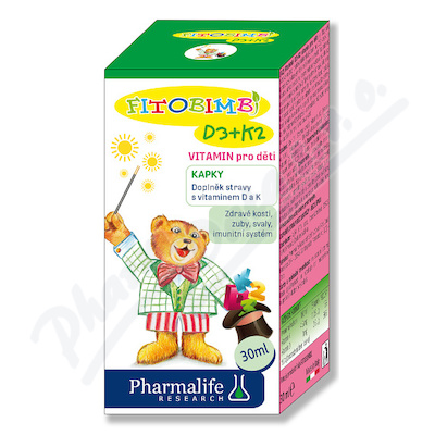 Pharmalife Vitamin D3+K2 kapky pro děti—30 ml