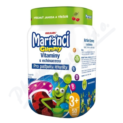 Walmark Marťánci Gummy Echinacea 20 mg —50 ks