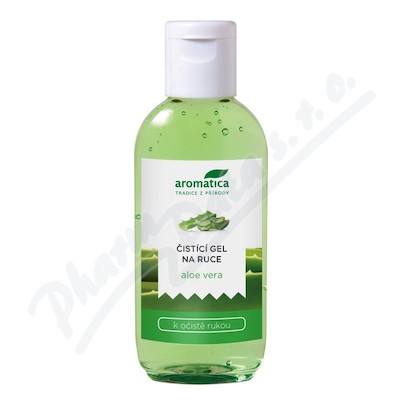 Aromatica Čistící gel na ruce Aloe Vera—75 ml