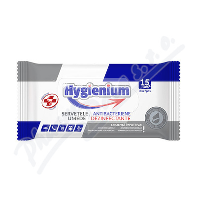 Hygienium Dezinfekční vlhčené ubrousky —15 ks
