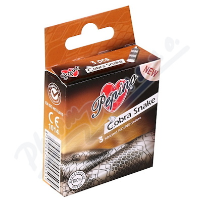 Prezervativ - kondom Pepino Cobra Snake—3 ks
