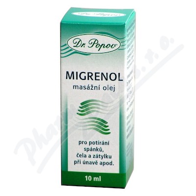 Migrenol Roll-on masážní olej Dr.Popov —6 ml