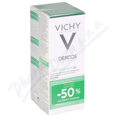 Vichy Dercos šampon lupy suché Duo 2018—2x 200 ml
