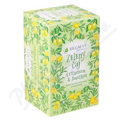Megafyt Zelný čaj s citrónem a limetkou—20x1,5g