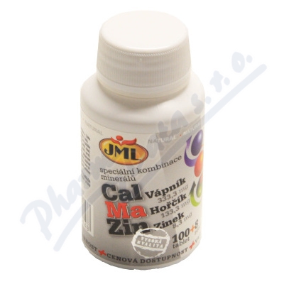 JML CalMaZin (Ca 333.3 Mg 133.3 Zn 8.3)—108 tablet