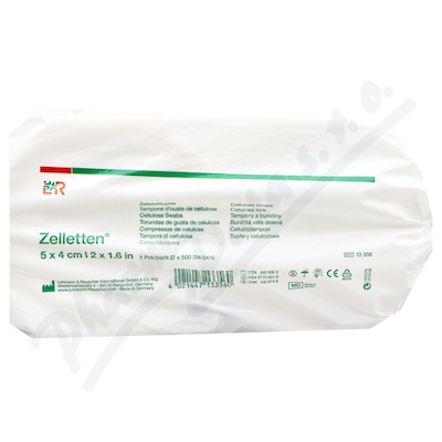Zelletten-Tampony Vata buničitá dělená —500 ks / 40x50mm / 2 role