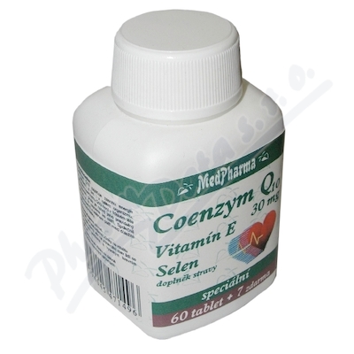 MedPharma Coenzym Q10 30mg+vit.E+selen—67 tobolek