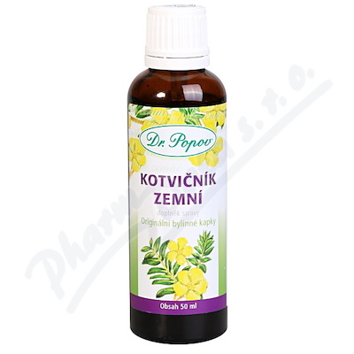 Dr.Popov Kapky bylinné Kotvičník zemní—50 ml