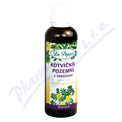 Dr.Popov Kotvičník pozemní s vrbovkou —50 ml