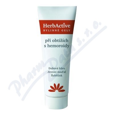 HerbActiv gel při obtížích s hemoroidy—50 ml