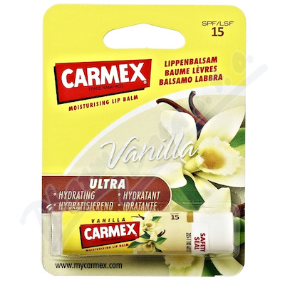 Carmex Balzám na rty ultra hydratační —Vanilka SPF15, 4,25 g