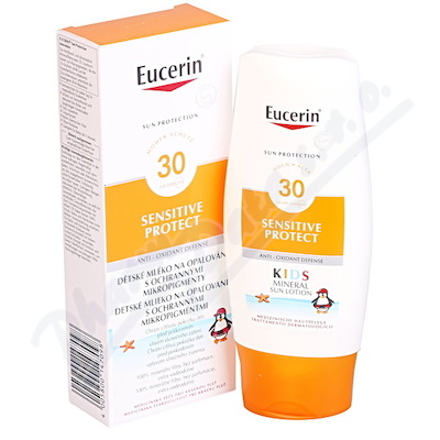 Eucerin Sensitive Protect Dětské mléko—S mikropigmenty SPF30, 150 ml