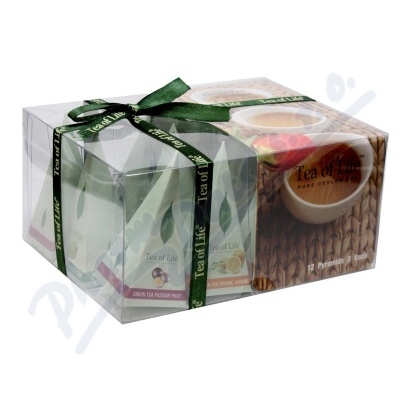 Tea of Life Zelený čaj dárková kolekce—12 pyramid