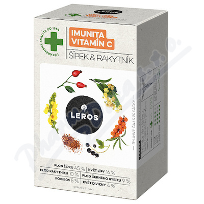 Leros Imunita Vitamín C Šípek&Rakytník—20x2 g