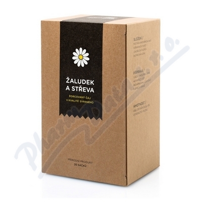 Aromatica Bylinný čaj Žaludek a střeva—nálevové sáčky 20x2g