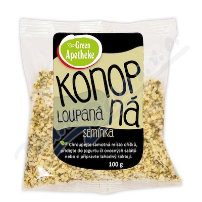 Green Apotheke Konopná semínka loupaná—100 g