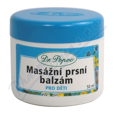 Dr.Popov Masážní Prsní balzám pro děti—50 ml