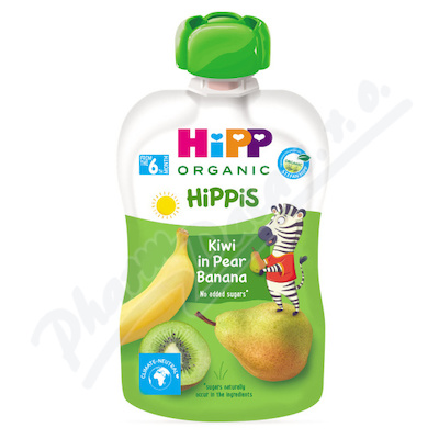 HIPP Ovoce 100% Bio  Hruška-Banán-Kiwi—100 g