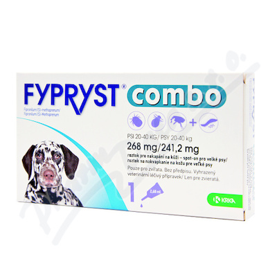 Fypryst combo spot-on pro psy 20-40 kg—2,68 ml