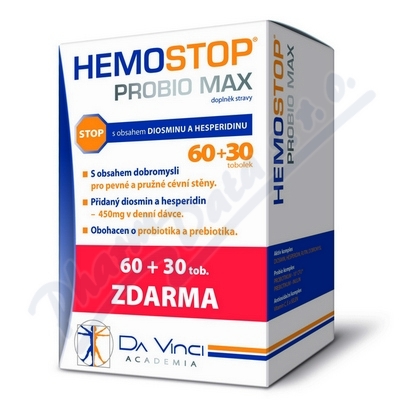 Da Vinci Academia Hemostop Probio MAX —60+30 tobolek