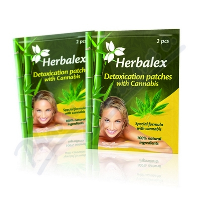 Herbalex detoxikační náplast s konopím—2 ks
