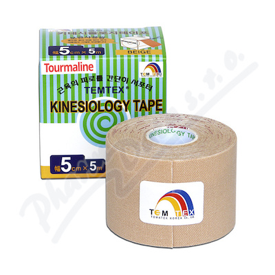 TEMTEX kinesio tape Tourmaline béžová —5 cm x 5 m