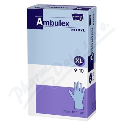 Ambulex Nitryl rukavice nepudrované XL—100 ks