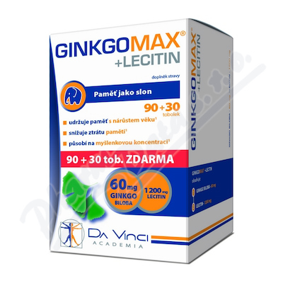 Da Vinci Akademia GinkgoMAX + Lecitin—90+30 tablet