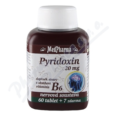 MedPharma Pyridoxin (vitamin B6) 20mg—67 tablet