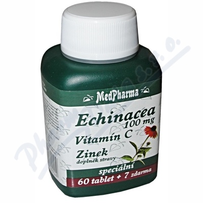 MedPharma Echinacea 100mg+vit.C+zinek—67 tobolek
