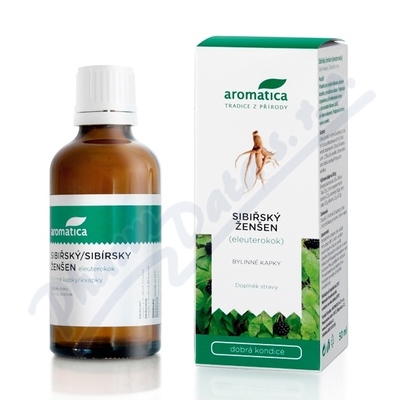 Aromatica Sibiřský ženšen-Eleuterokok—bylinné kapky 50 ml