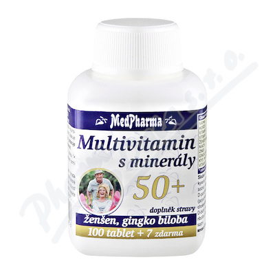 MedPharma Multivitamin s minerály 50+—107 tablet